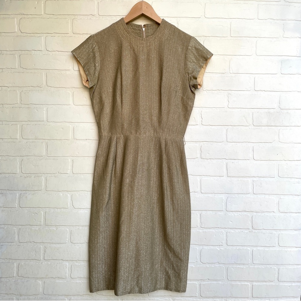Vintage Golden Thread 50’s House Dress